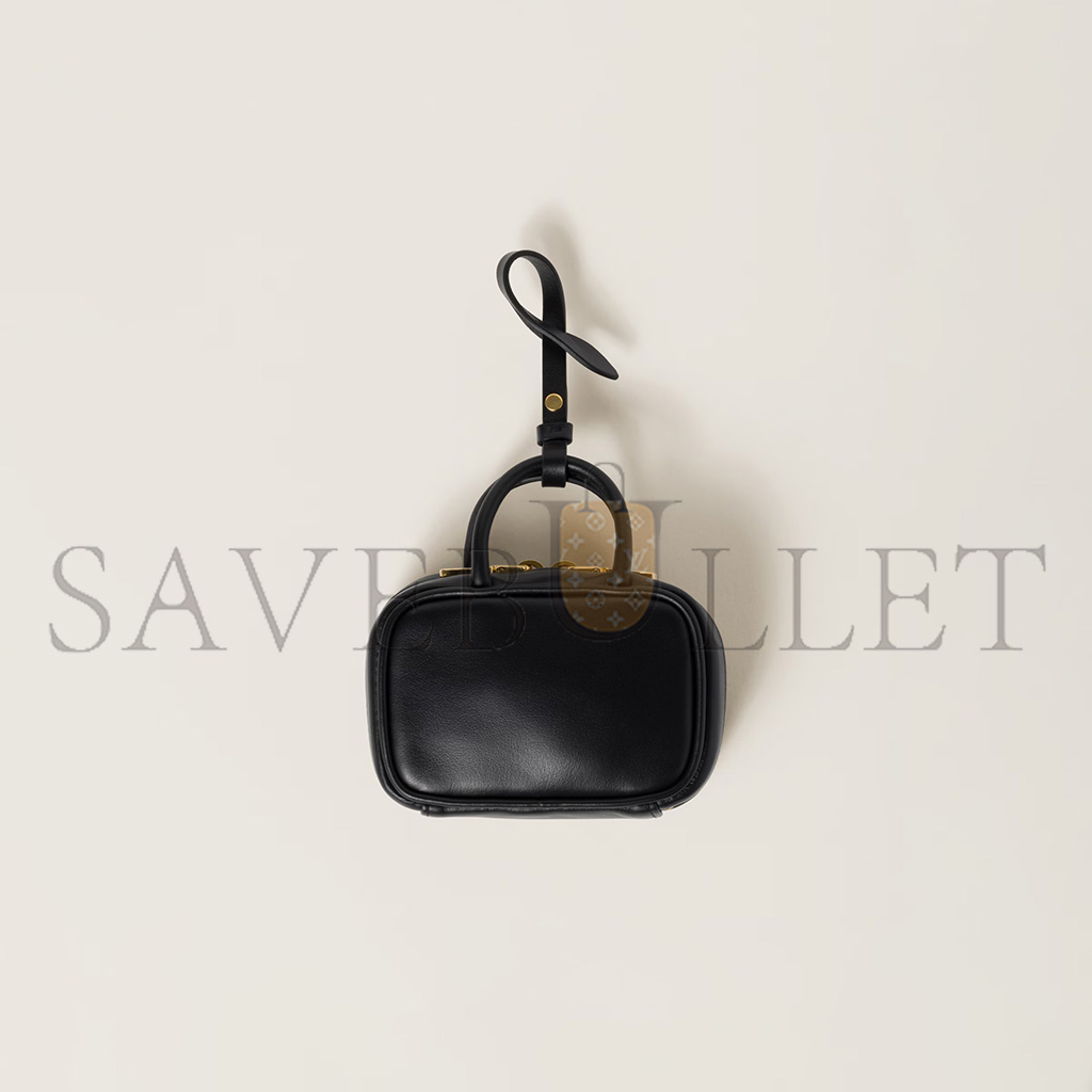 MIUMIU LEATHER MICRO BAG 5NR036 (11*7*4cm)